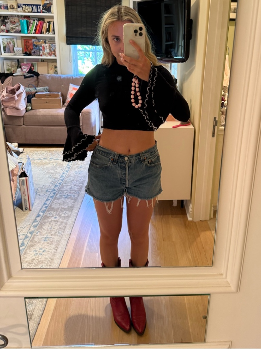 Lost + Found Black Top